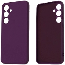 Чехол накладка NANO для SAMSUNG Galaxy S24 Plus, Galaxy S25 Plus, силикон, бархат, цвет фиолетовый