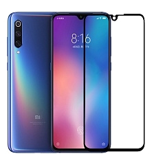 Защитное стекло ASH Glass FULL GLUE для XIAOMI Mi 9, цвет канта чёрный.