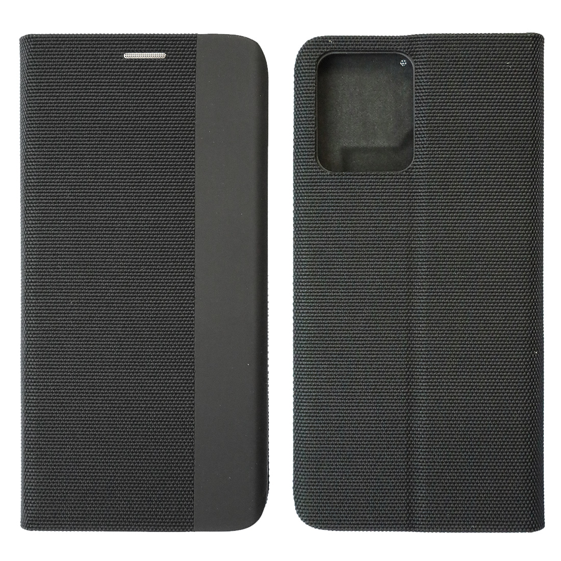 Чехол книжка MESH для Realme 8, Realme 8 Pro, текстиль, силикон, бархат, визитница, цвет черный Чехол книжка MESH для Realme 8, Realme 8 Pro, текстиль, силикон, бархат, визитница, цвет черный
