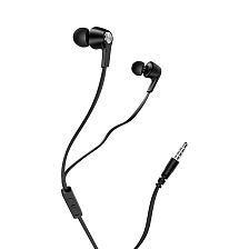 Гарнитура (наушники с микрофоном) проводная, BOROFONE BM37 Noble sound, цвет черный Гарнитура (наушники с микрофоном) проводная, BOROFONE BM37 Noble sound, цвет черный