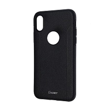 Чехол накладка Cherry II для APPLE iPhone X, силикон, цвет черный.