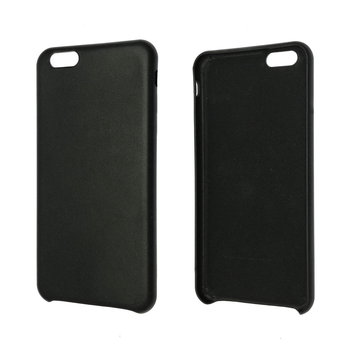 Чехол накладка Leather Case для APPLE iPhone 6 Plus, 6S Plus, экокожа, пластик, цвет черный. Чехол накладка Leather Case для APPLE iPhone 6 Plus, 6S Plus, экокожа, пластик, цвет черный.