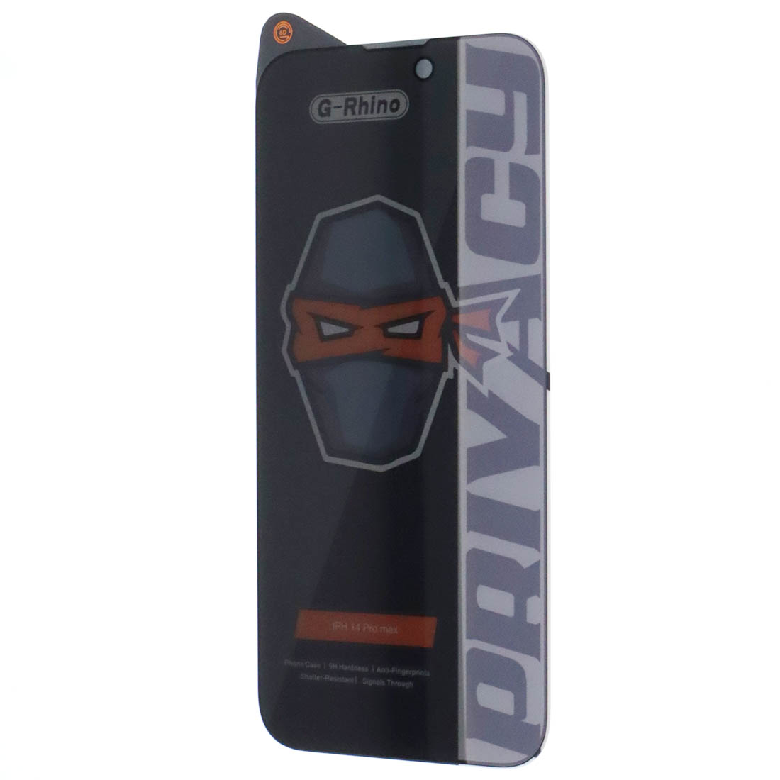Защитное стекло Антишпион G-Rhino для APPLE iPhone 14 Pro Max (6.7"), цвет окантовки черный Защитное стекло Антишпион G-Rhino для APPLE iPhone 14 Pro Max (6.7"), цвет окантовки черный