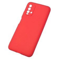 Чехол накладка SOFT TOUCH для XIAOMI Redmi 9T, силикон, матовый, цвет красный