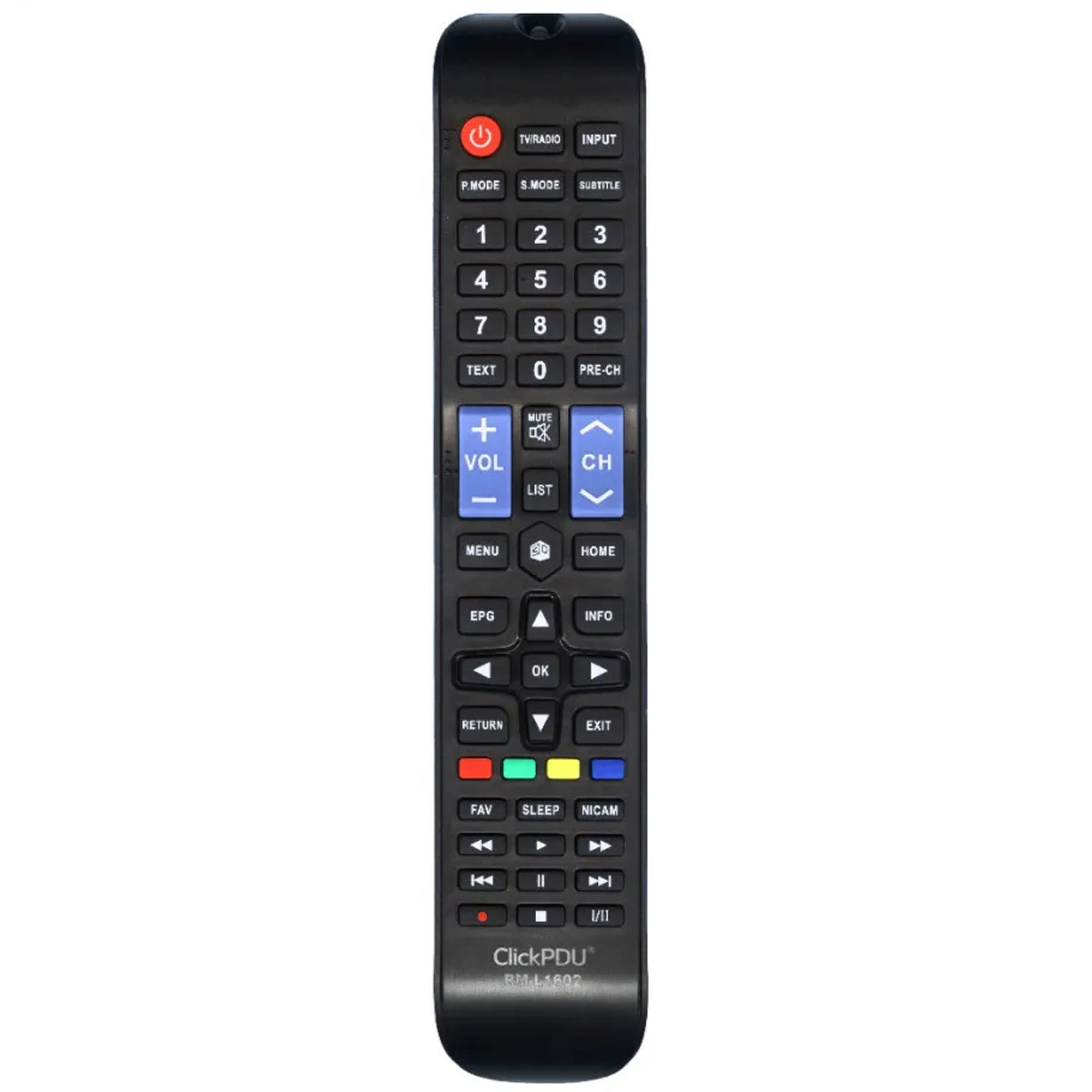 Пульт ДУ RM-L1602 для телевизоров AKAI, цвет черный