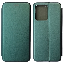 Чехол книжка STYLISH для XIAOMI Redmi Note 12 4G, экокожа, визитница, цвет зеленый