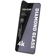 Защитное стекло VEASON Diamond Glass для XIAOMI Redmi 12, XIAOMI Redmi 13, XIAOMI POCO M6 4G, POCO M6 Pro 5G, POCO M6 Plus, цвет окантовки черный
