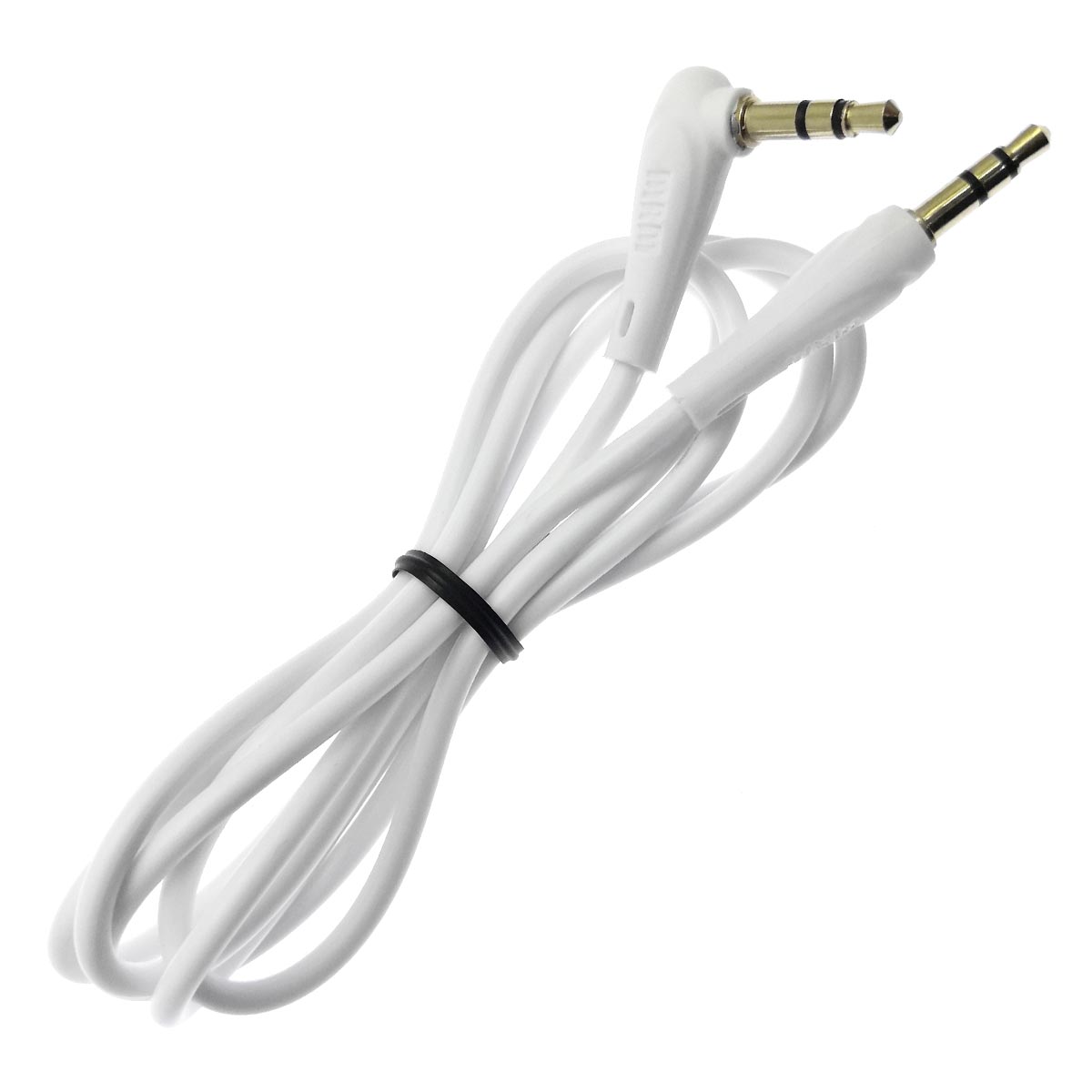 AUX-кабель MRM AX05, угловой, длина 1 метр, цвет белый