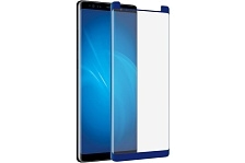 Защитное стекло 4D для Samsung NOTE 8 /картон.упак./ синий.
