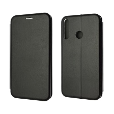 Чехол книжка STYLISH для HUAWEI Honor 9C, P40 Lite E, Y7P, экокожа, визитница, цвет черный.