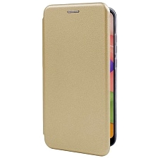 Чехол книжка STYLISH для Honor X7c, экокожа, визитница, цвет золотистый Чехол книжка STYLISH для Honor X7c, экокожа, визитница, цвет золотистый