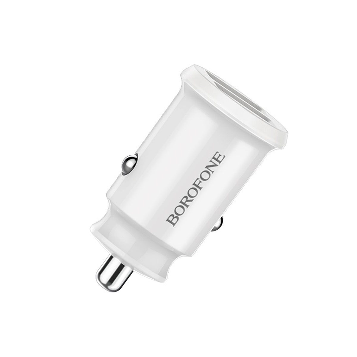 АЗУ (Автомобильное зарядное устройство) BOROFONE BZ8 MaxRide, 2.4А, 2 USB, цвет белый