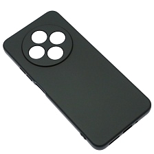 Чехол накладка NANO для XIAOMI Redmi 14C, POCO C75, защита камеры, силикон, бархат, цвет черный