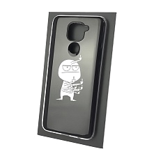 Чехол накладка Vinil для XIAOMI Redmi Note 9, силикон, рисунок Человечек.