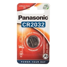 Батарейка PANASONIC Power Cells CR2032 BL1 Lithium 3V