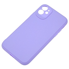 Чехол накладка для APPLE iPhone 11, защита камеры, силикон, матовый, цвет сиреневый Чехол накладка для APPLE iPhone 11, защита камеры, силикон, матовый, цвет сиреневый