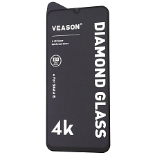 Защитное стекло VEASON DIAMOND GLASS для SAMSUNG Galaxy A15, цвет окантовки черный