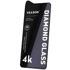 Защитное стекло VEASON DIAMOND GLASS для XIAOMI Redmi Note 10 Pro, POCO F3 цвет окантовки черный