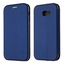 Чехол книжка STYLISH для SAMSUNG Galaxy A5 2017 (SM-A520), экокожа, визитница, цвет синий