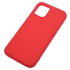 Чехол накладка для APPLE iPhone 12 mini (5.4"), силикон, цвет красный