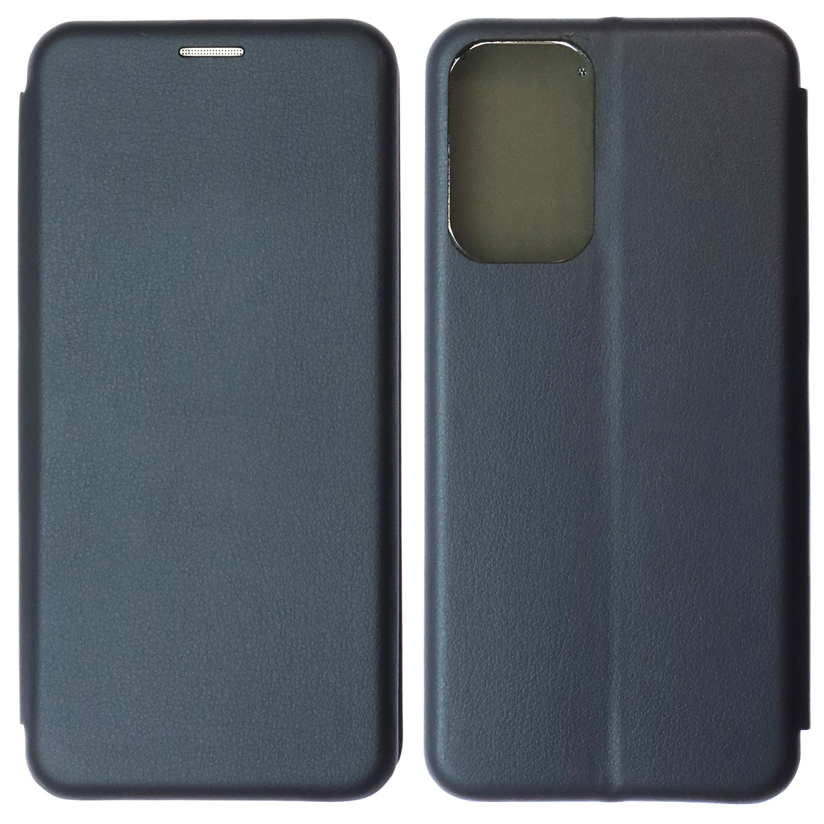 Чехол книжка STYLISH для SAMSUNG Galaxy A23 (SM-A325F), экокожа, визитница, цвет темно синий