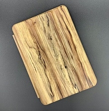 Чехол-книга SMART CASE для Apple iPad PRO 2 (9,7") фирменный дизайн, принт рисунок под дерево, цвет черный.