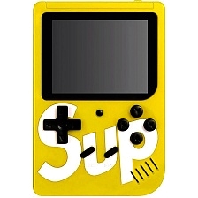 Портативная игровая приставка SUP GAME BOX PLUS 400 игр в 1, цвет желтый (распродажа -50%)
