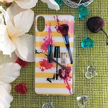 Чехол накладка для APPLE iPhone X, XS, силикон, рисунок Женские штучки.