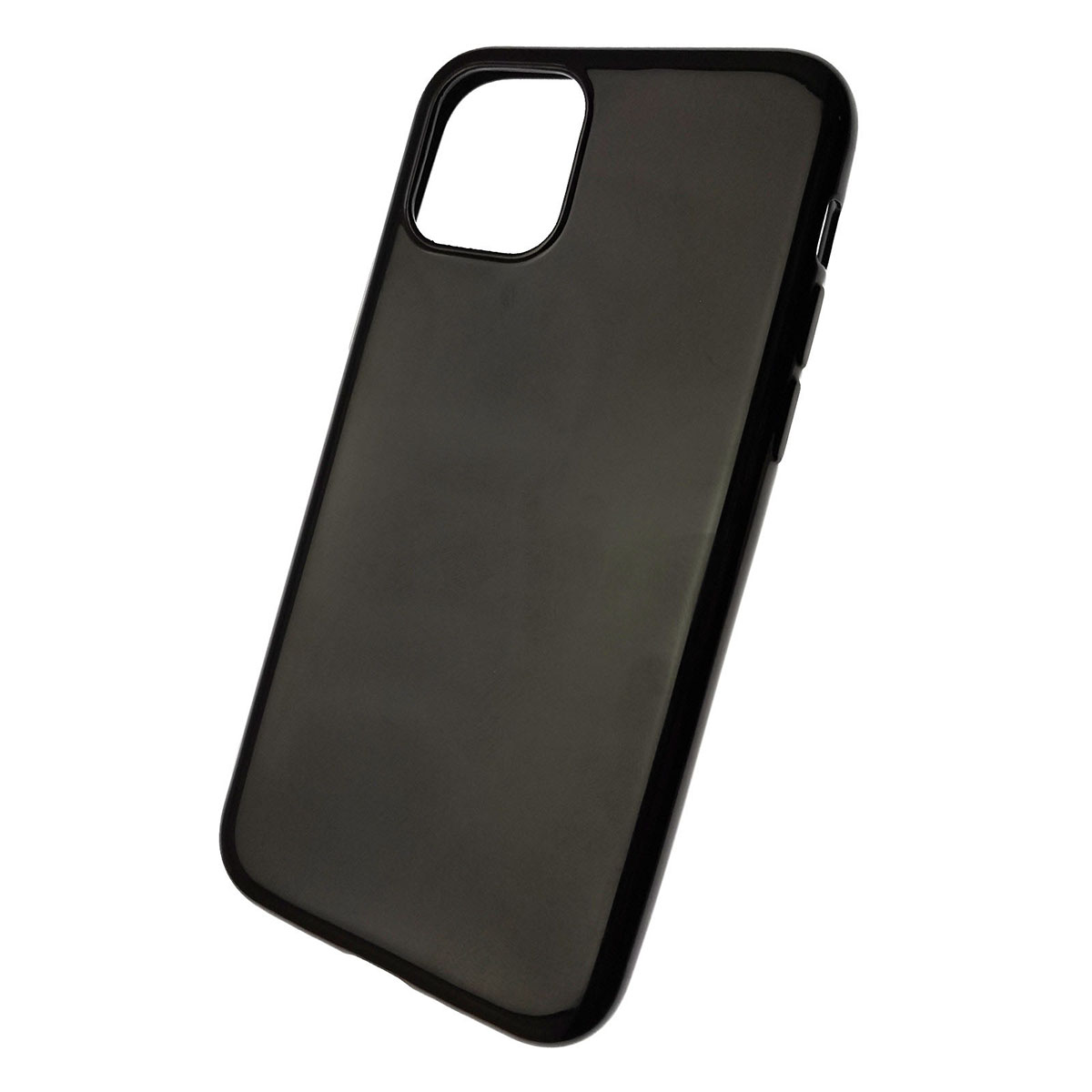Чехол накладка для APPLE iPhone 11 Pro 2019, силикон, глянец, цвет черный.