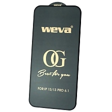 Защитное стекло weva OG для APPLE iPhone 13 (6.1"), iPhone 13 Pro (6.1"), iPhone 14 (6.1"), цвет окантовки черный