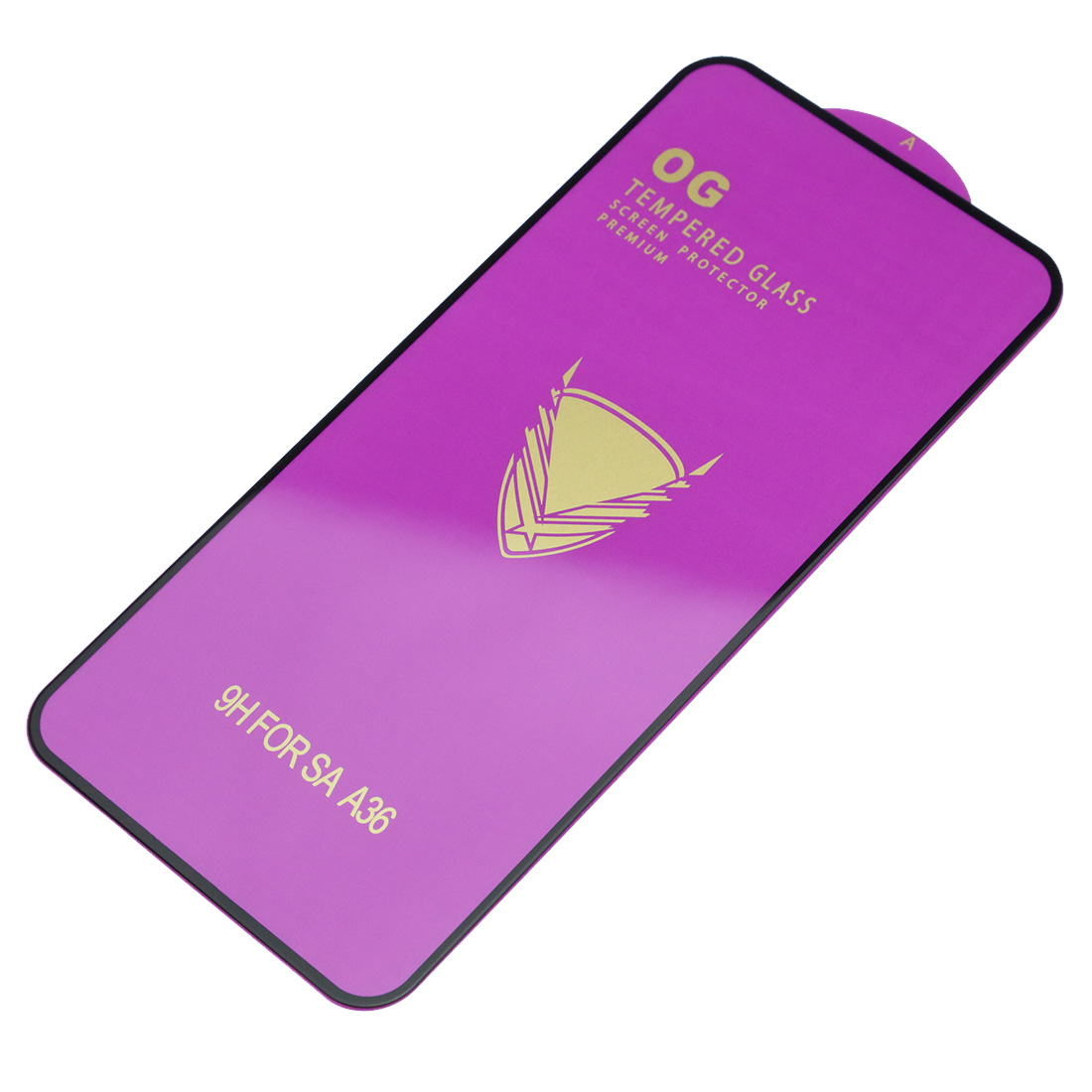 Защитное стекло 9H OG ARMOR для SAMSUNG GALAXY A36, A56, S24 FE, цвет окантовки черный