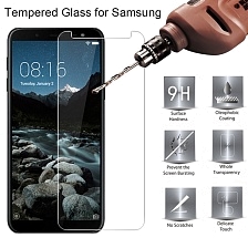 Защитное стекло "Pro Glass" для SAMSUNG Galaxy J6 Plus 2018 (SM-J610) ударопрочное / прозрачное 0.2mm.