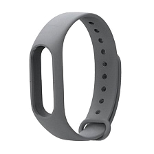 Ремешок на запястье, браслет для XIAOMI Mi Band 2, силикон, цвет серый
