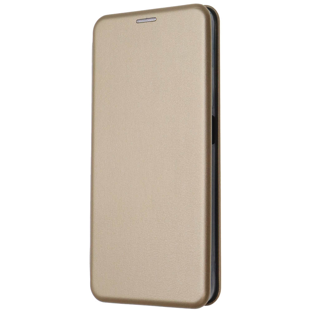 Чехол книжка STYLISH для XIAOMI Redmi A5, POCO C71, экокожа, визитница, цвет золотистый