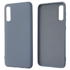 Чехол накладка NANO для SAMSUNG Galaxy A50 (SM-A505), A30s (SM-A307), A50s (SM-A507), силикон, бархат, цвет серый
