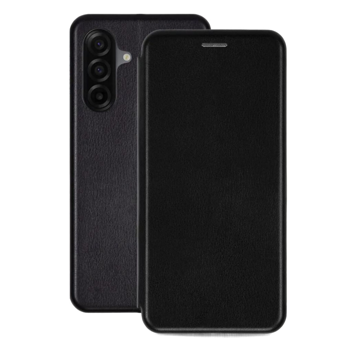 Чехол книжка STYLISH для SAMSUNG Galaxy A26 5G, Galaxy A17 4G, экокожа, визитница, цвет черный