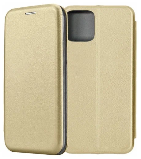 Чехол книжка FASHION CASE для APPLE iPhone 11, экокожа, цвет золотистый