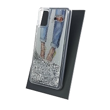Чехол накладка TransFusion для SAMSUNG Galaxy A51 (SM-A515), силикон, переливашка, рисунок VOGUE.