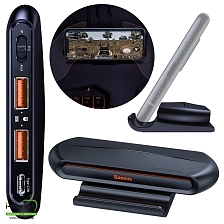 Адаптер для клавиатуры и мыши Baseus Gamo Mobile Game два порта USB, HUB GA01, цвет черный Адаптер для клавиатуры и мыши Baseus Gamo Mobile Game два порта USB, HUB GA01, цвет черный