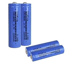 АКБ (аккумуляторная батарея) VitaFire, IRC 18650, 3.7V, 2200 mAh, цвет синий