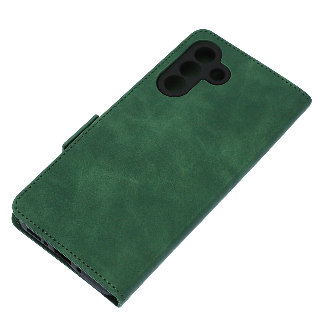 Чехол книжка NICE для SAMSUNG Galaxy A26, Galaxy A17, защита камеры, экокожа, силикон, цвет темно зеленый