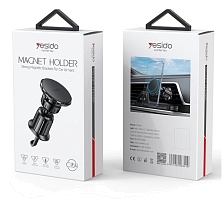 Автомобильный магнитный держатель YESIDO C154 с креплением под MagSafe, для смартфона, в решетку воздуховода, цвет черный