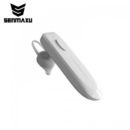 Гарнитура (наушник с микрофоном) беспроводная, Senmaxu S55, цвет белый.