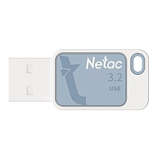 Флешка USB 3.2 64GB NETAC UA31, цвет бело синий