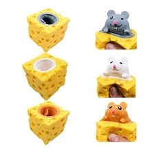 Игрушка мышь в сыре, в ассортименте