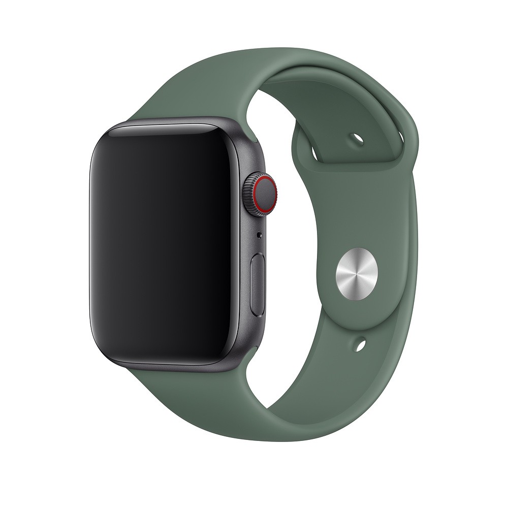 Ремешок для Apple Watch спортивный "Sport", размер 38-40 mm, цвет сосновый лес.