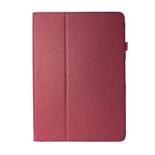 Чехол книжка для SAMSUNG Galaxy Note Pro 12.2 (SM-P900), экокожа, цвет малиновый.