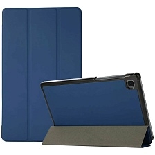 Чехол книжка KAKUSIGA для планшета SAMSUNG Galaxy Tab A7 Lite 8.7" (SM-T220, SM-T225), экокожа, с магнитом, цвет темно синий