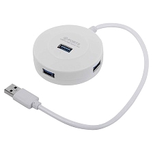 USB-Хaб SmartBuy SBHA-7314, 4 USB портa, цвет белый