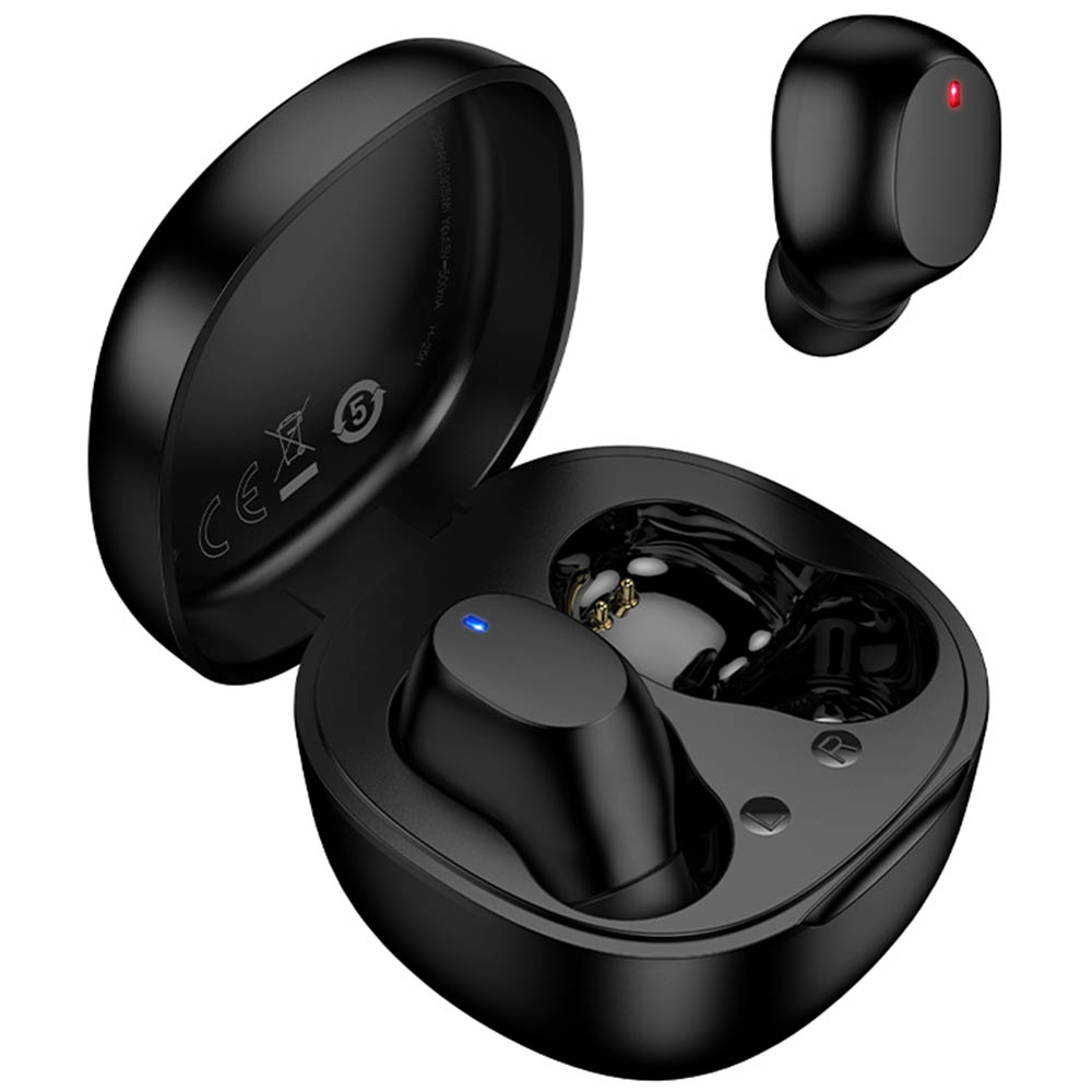 Гарнитура (наушники с микрофоном) беспроводная, BOROFONE BW97 Clear True, Bluetooth 5.4, цвет черный